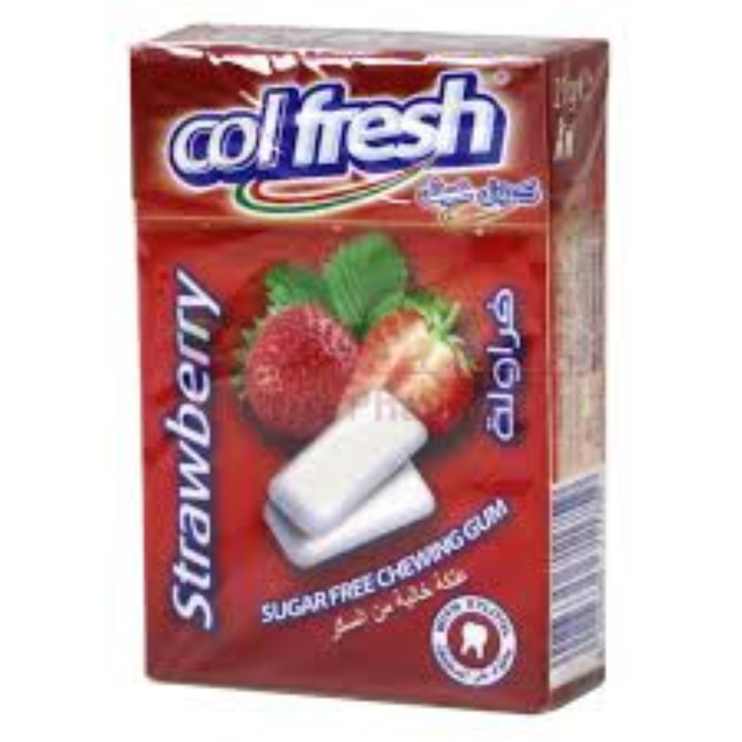 COLFRESH GUM STRAWBERRY SF 21G